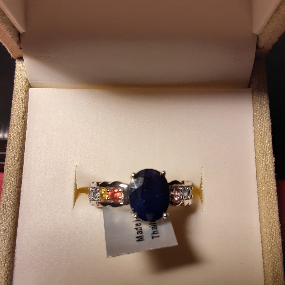 Multi-Colored Sapphire Ring
